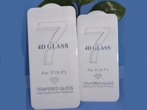 4D Full Clear Tempered Glass Screen Protector for iPhone 7/7plus