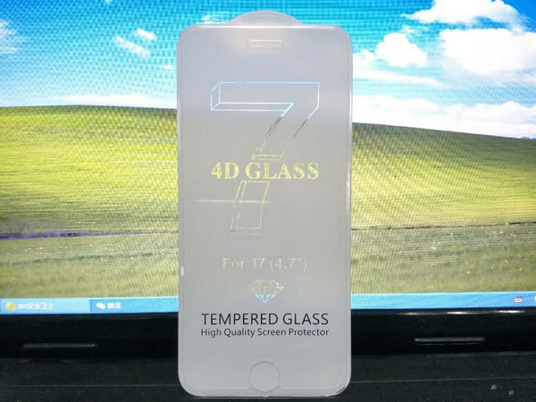 4D Full Clear Tempered Glass Screen Protector for iPhone 7/7plus
