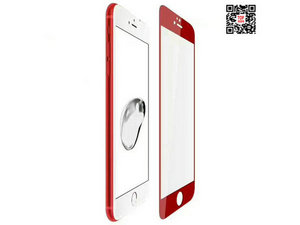 iPhone 7/7 Plus 3D Red Tempered Glass Screen Protector