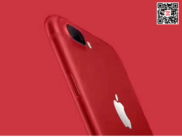 3D iPhone 7/7 Plus红色丝印冷雕钢化玻璃膜