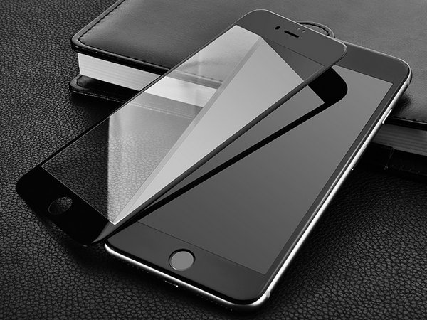 iPhone 7/7 Plus 3D Black Screen Print Clear Tempered Glass Screen Protector